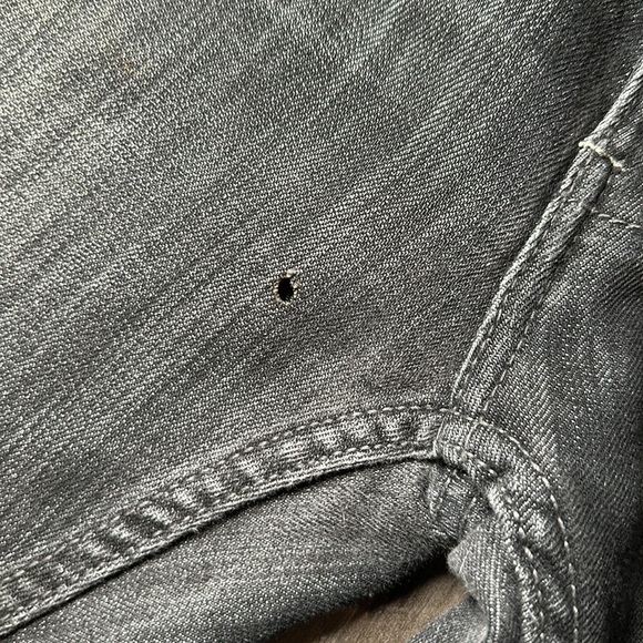 Live Fast Die Young Distressed Slim Jeans - 36x32 - Picture 9 of 10